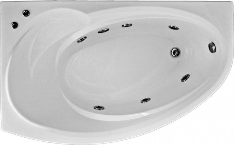 Акриловая ванна Bas Фэнтази 150x95 с г/м L ВГ00341 - 0