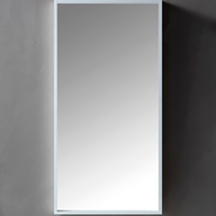 Зеркало Abber Stein 40 белое AS6640 - 0