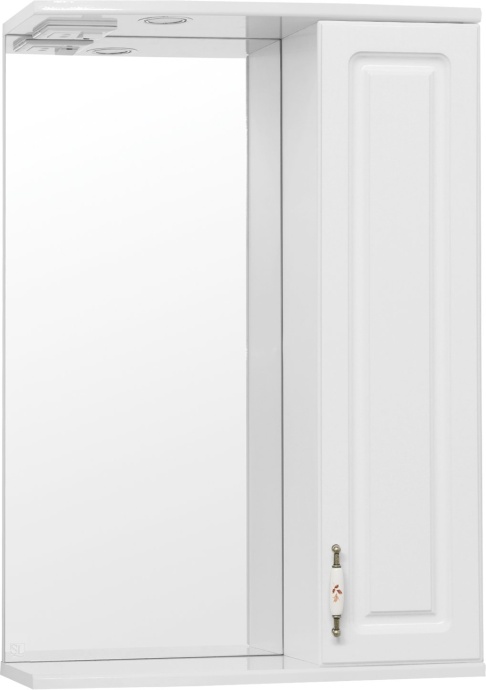 Зеркало-шкаф Style Line Олеандр-2 55/С Люкс, белый ЛС-00000049 - 4