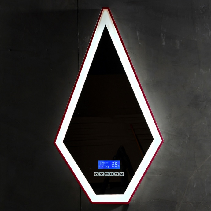 Зеркало ABBER Stein с подсветкой красный AS6611R - 0