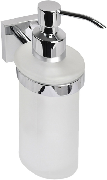 Дозатор для жидкого мыла, матовое стекло, латунь,  Edifice, IDDIS, EDIMBG0i46 - 0