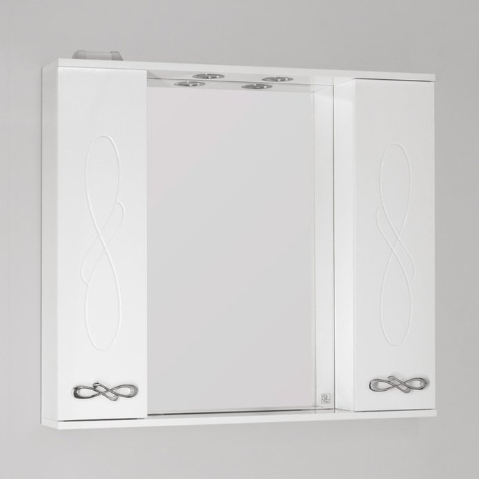 Зеркало-шкаф Style Line Венеция 90/С белый ЛС-00000264 - 0