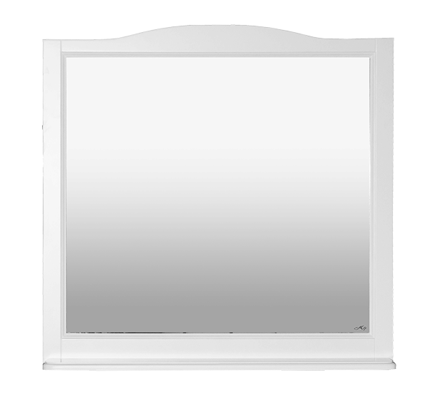 Лувр  -105 Зеркало в раме, белое П-Лвр02105-012Р - 0