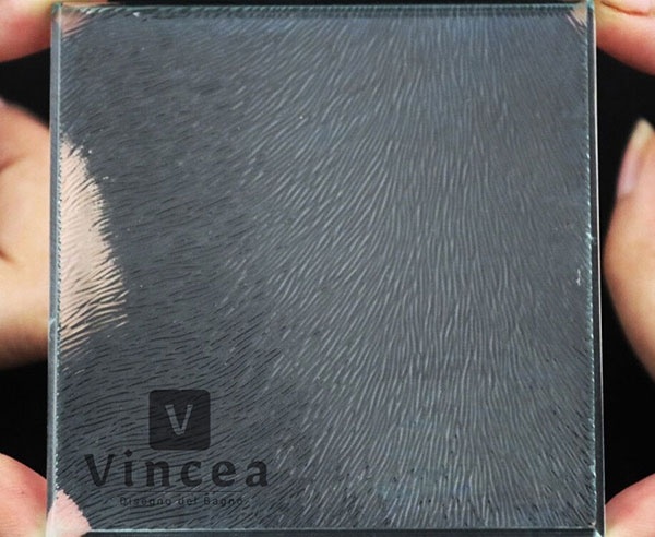 Душевой уголок Vincea Garda 110х80 хром стекло рифленое VSR-1G8011CH - 1