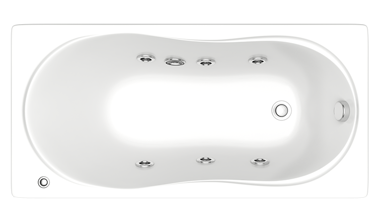 Акриловая ванна Bas Тесса 140x70 см с г/м ВГ00334 - 2