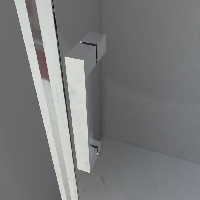 Душевая дверь в нишу Vincea Orta VPP-1O120CL 120 см, хром, стекло прозрачное - 2