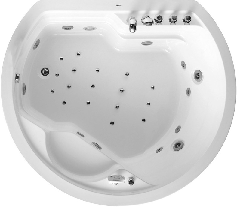 Гидромассажная ванна Gemy  185x162 см  G9053 K - 0