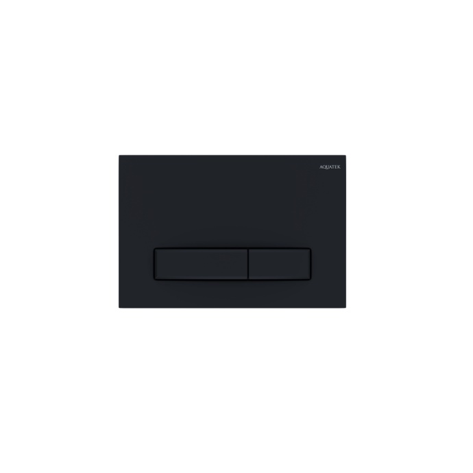 Кнопка смыва Aquatek Slim матовый черный  KDI-0000025 - 0