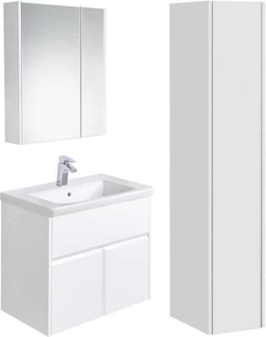 Зеркало-шкаф Roca UP 60 R, белое, с подсветкой ZRU9303025 - 1