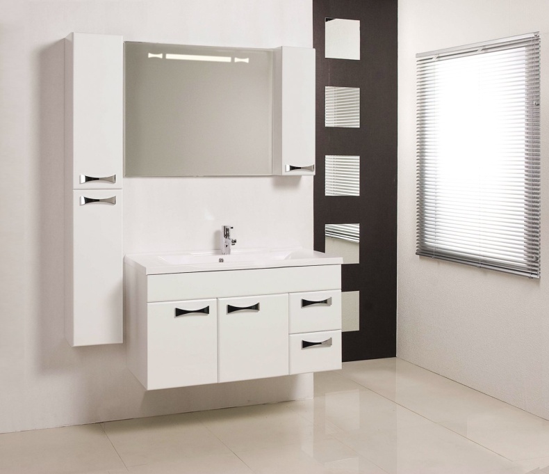Зеркало-шкаф Aquaton Диор 100 R  с подсветкой и подогревом белый 1A167902DR01R - 3