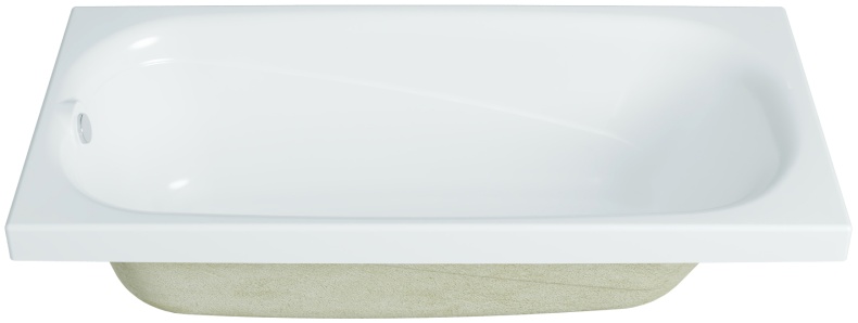 Акриловая ванна DIWO Кострома 170x70 прямоугольная, белая, российская, пристенная, с ножками 506399 - 4