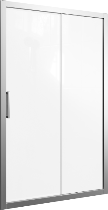 Душевая дверь в нишу STWORKI Стокгольм DE019D2130200 130 см профиль хром матовый, раздвижная, прозрачное стекло 3GW011TTKK000 - 5