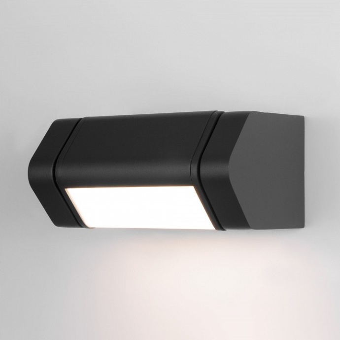 Уличный настенный светодиодный светильник Elektrostandard Dors 35163/D черный a062882 - 0