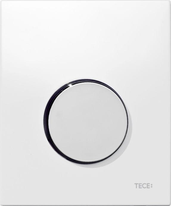 Кнопка смыва TECE Loop Urinal 9242627 белая, кнопка хром - 0
