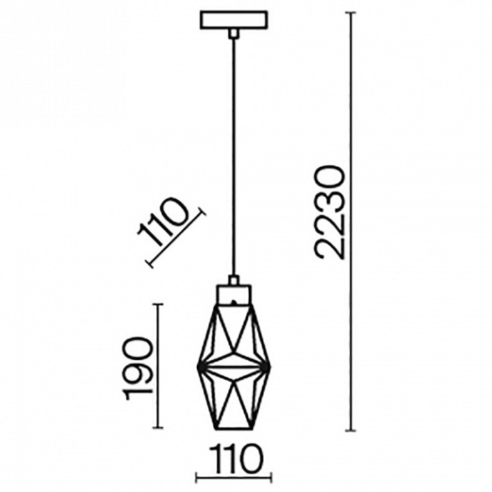 Подвесной светильник Maytoni Coctail time MOD325PL-01G - 4