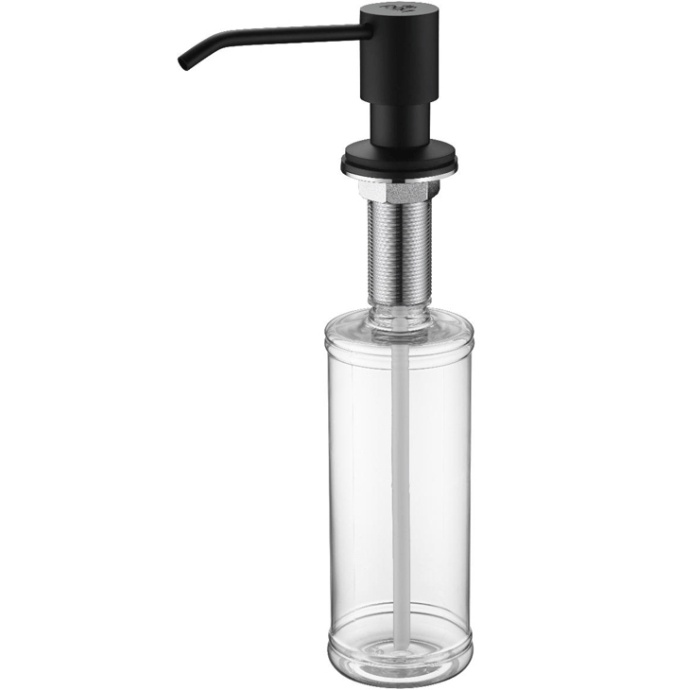 Дозатор для жидкого мыла Paulmark Rein темно - серый матовый D002-401 - 0