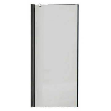 Боковая стенка Vincea Orta 90х190 черная стекло прозрачное VSG-1O900CLB - 0