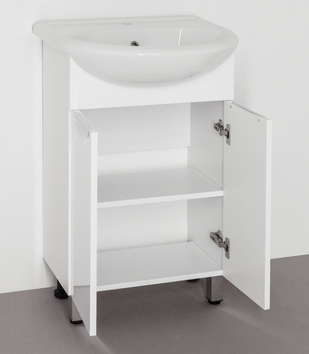 Мебель для ванной Style Line Жасмин 55 белая - 2