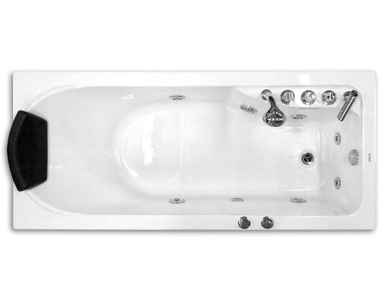 Гидромассажная ванна Gemy  172x77 см  G9006-1.7 B R - 0
