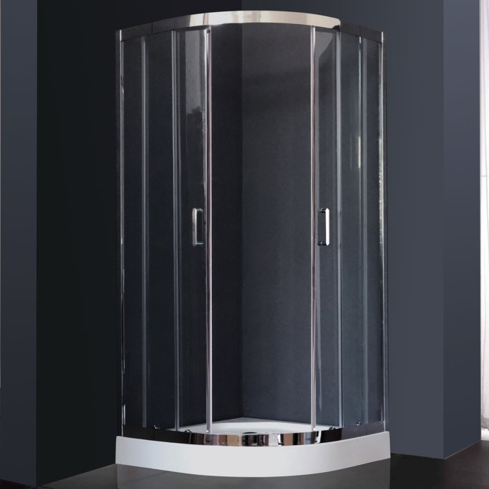 Душевой уголок Royal Bath HKD 100х100 профиль хром стекло прозрачное RB100HKD-T-CH - 0