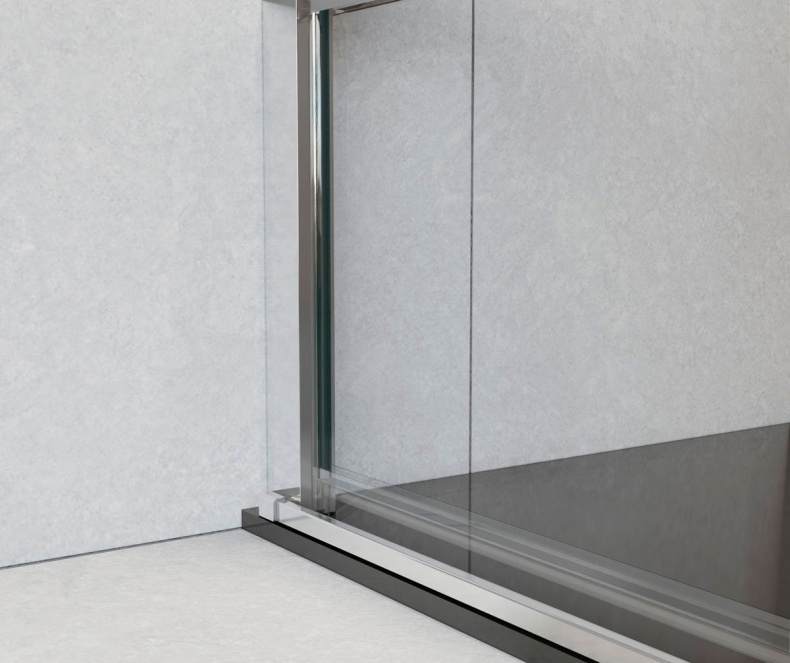 Душевая дверь в нишу Vincea Flex VDP-1F900CL 90 см, хром, стекло прозрачное - 4
