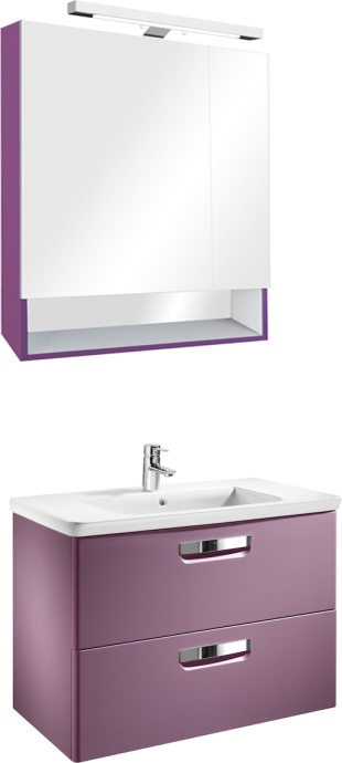 Зеркало-шкаф Roca Gap 80 фиолетовый ZRU9302753 - 1