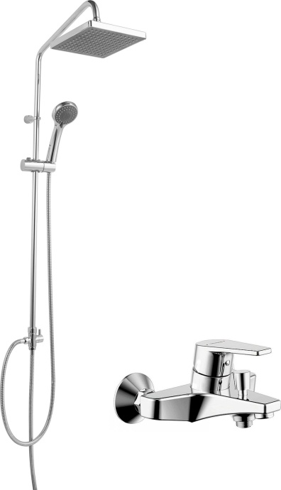 Душевой комплект Bravat Line F65299C-1 для ванны с душем - 0