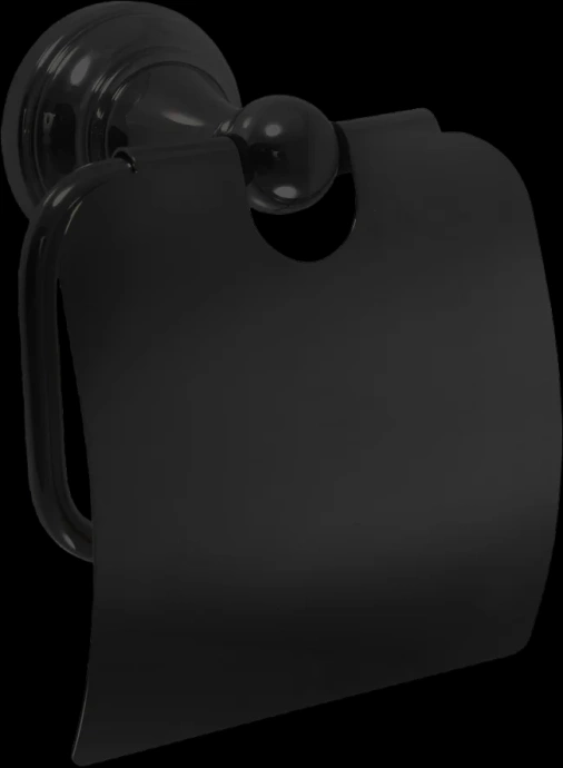 Держатель туалетной бумаги Rav Slezak Morava черный матовый MKA0400CMAT - 0