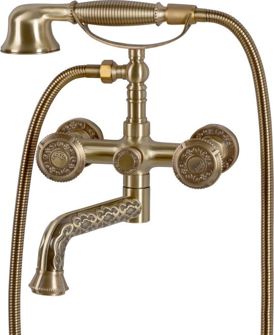 Смеситель Bronze de Luxe 10119P для ванны с душем - 0