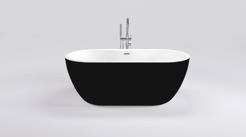Акриловая ванна Black&White Swan SB111 black 111SBBL - 1