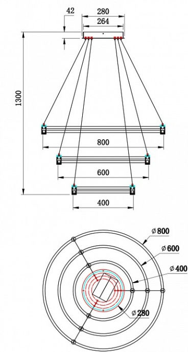 Подвесной светильник Stilfort Tooring 4006/05/03P - 1