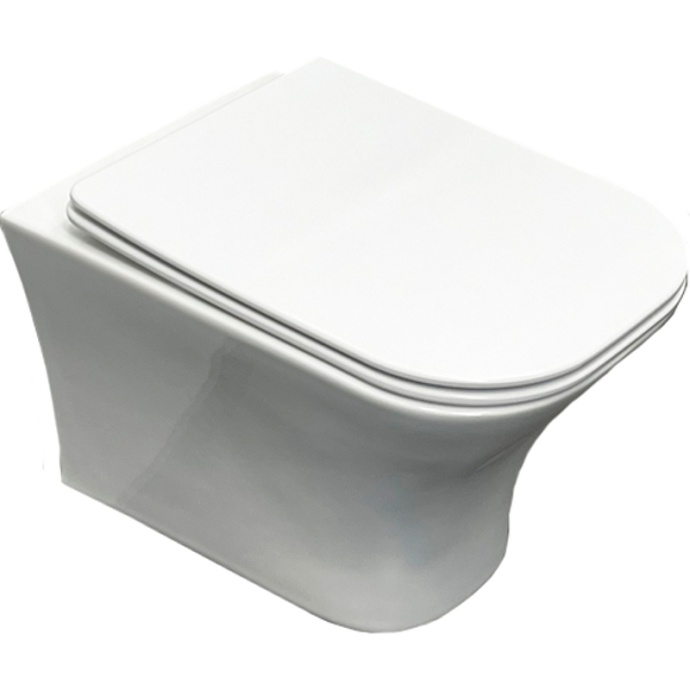 Унитаз подвесной Comforty белый с сиденьем микролифт 00-00012869 - 0