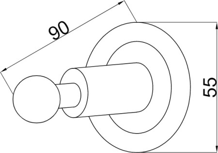 Крючок Boheme Murano бронза 10906-V-BR - 1
