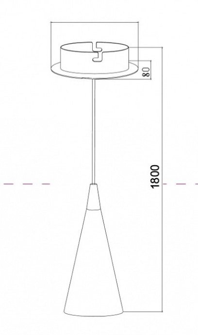 Подвесной светильник Maytoni Nevill P318-PL-01-N - 3