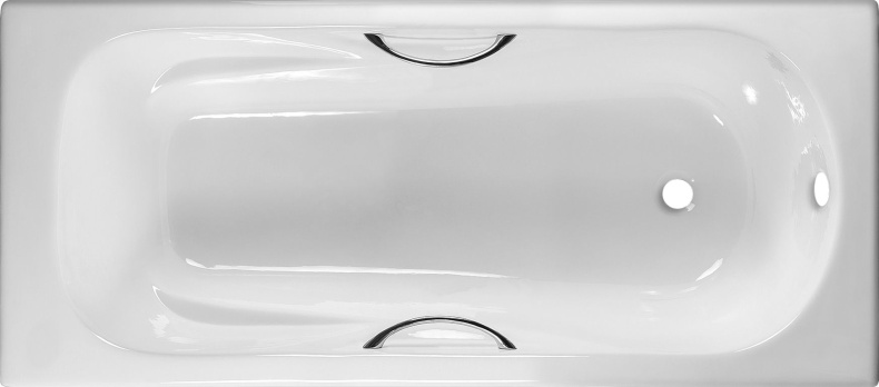 Чугунная ванна Byon B15 170x75 с ручками  V0000221 - 0