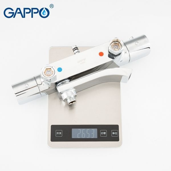 Душевая стойка с термостатом Gappo G2407-40 - 5