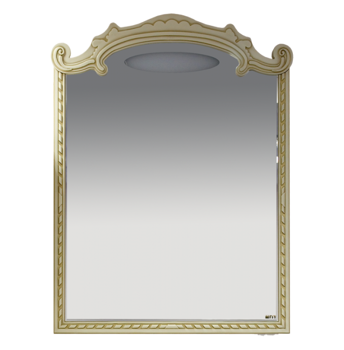 Зеркало Misty Элис 90 бежевое с золотом Л-Эли02090-033 - 0