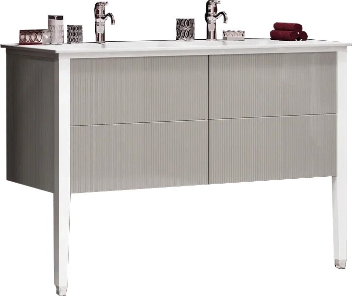 Комплект мебели напольный Opadiris Рубинно 120 серый - 4