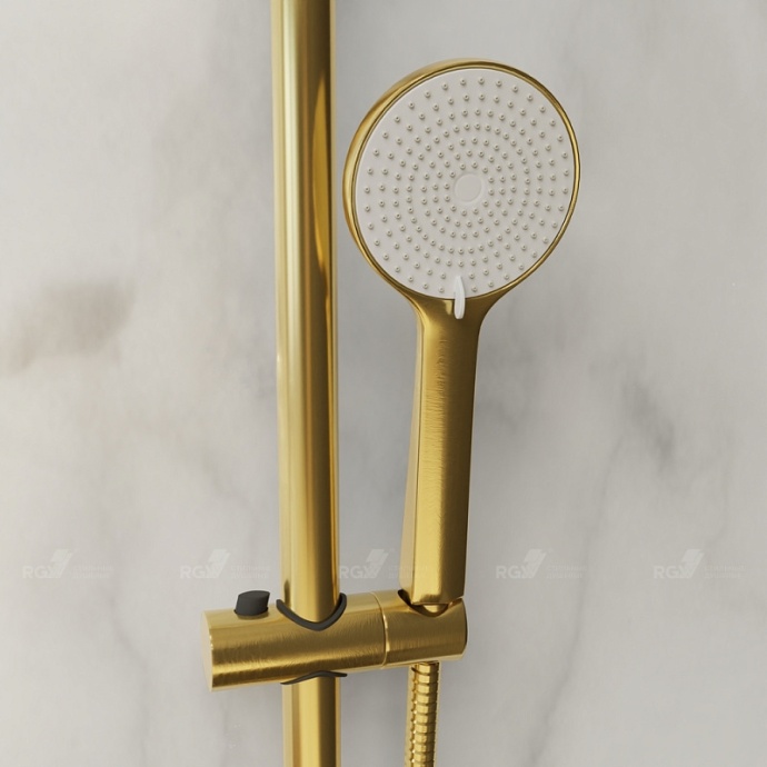 Душевая стойка Rgw Shower Panels золотая 51140131-06 - 3
