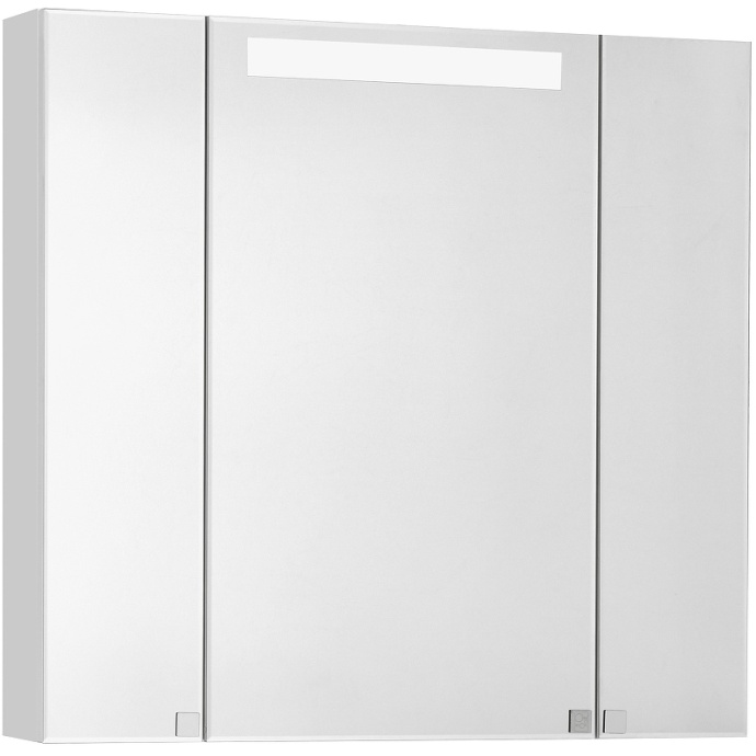 Зеркало-шкаф Aquaton Мадрид 80 с подсветкой белый 1A175202MA010 - 0