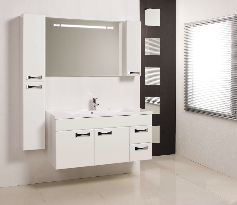 Зеркало-шкаф Aquaton Диор 120 R с подсветкой и подогревом белый 1A110702DR01R - 4