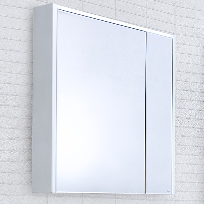 Зеркало-шкаф Roca Ronda 70 белое, с подсветкой ZRU9303008 - 0