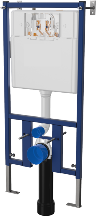 Комплект  Унитаз подвесной DIWO Анапа безободковый + Система инсталляции для унитазов DIWO 4501 с кнопкой смыва 7312 хром 580587 - 3