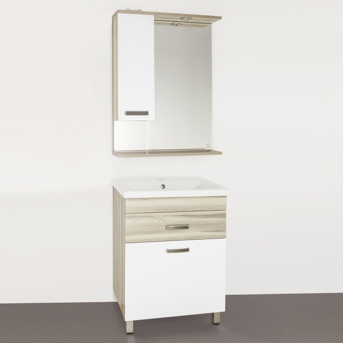 Зеркало-шкаф Style Line Ориноко 60/С белый, ориноко ЛС-00000384 - 1