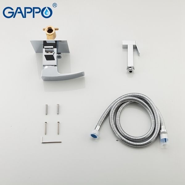 Смеситель с гигиеническим душем Gappo Jacob G7207-1 - 6