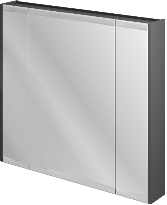 Зеркало-шкаф STWORKI Кронборг 90 см , навесной , в стиле лофт , черная , левый , прямоугольный 1A262202KB820 - 3