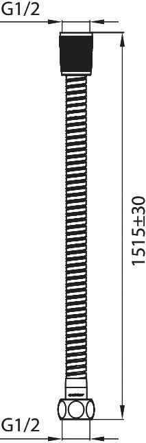 Душевой шланг Milardo 180P150M19 150 см - 6