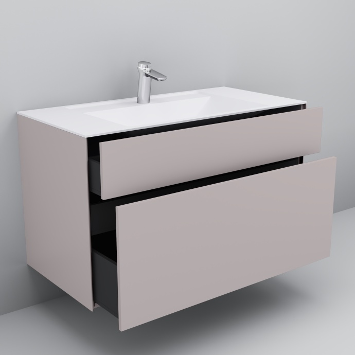 Мебель для ванной Am.Pm Inspire V2.0 100 элегантный серый - 5