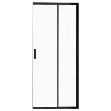Душевая дверь Vincea Garda 80 черная стекло прозрачное VHC-1G800CLB - 0