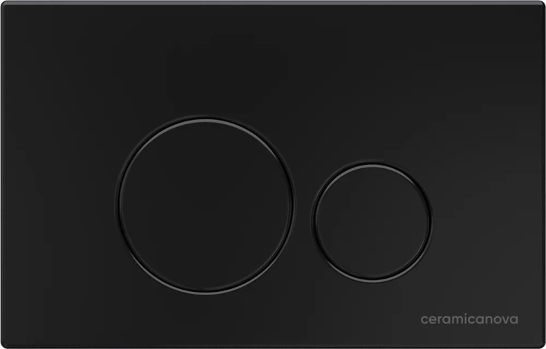 Система инсталляции для унитазов Ceramica Nova Envision с кнопкой Round черной матовой CN1001B - 1
